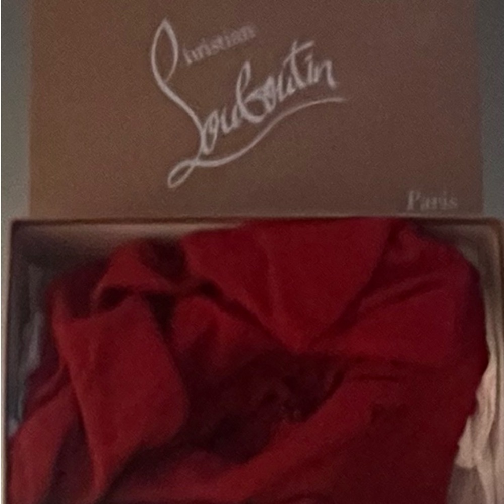 Christian Louboutin Black and Tan Heels - Picture 15 of 16